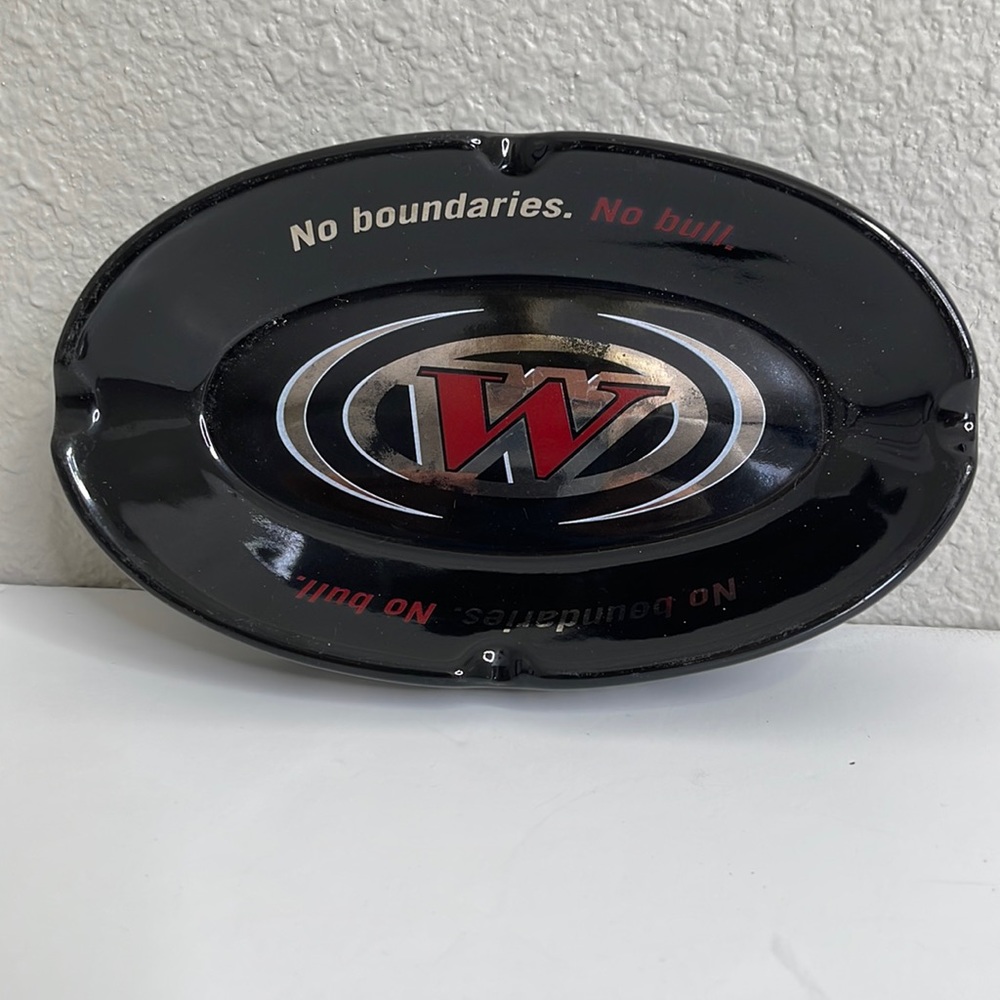 Vintage Winston Ashtray 1970’s No Boundaries No Bull